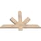 Ekena Millwork Kennewick Smooth Timber Gable Bracket, Douglas Fir, 36"W x 23"H x 1 1/2"D x 3 1/2"F, 15/12 Pitch GBW036X23X0204KEN00SDF - alternate 5